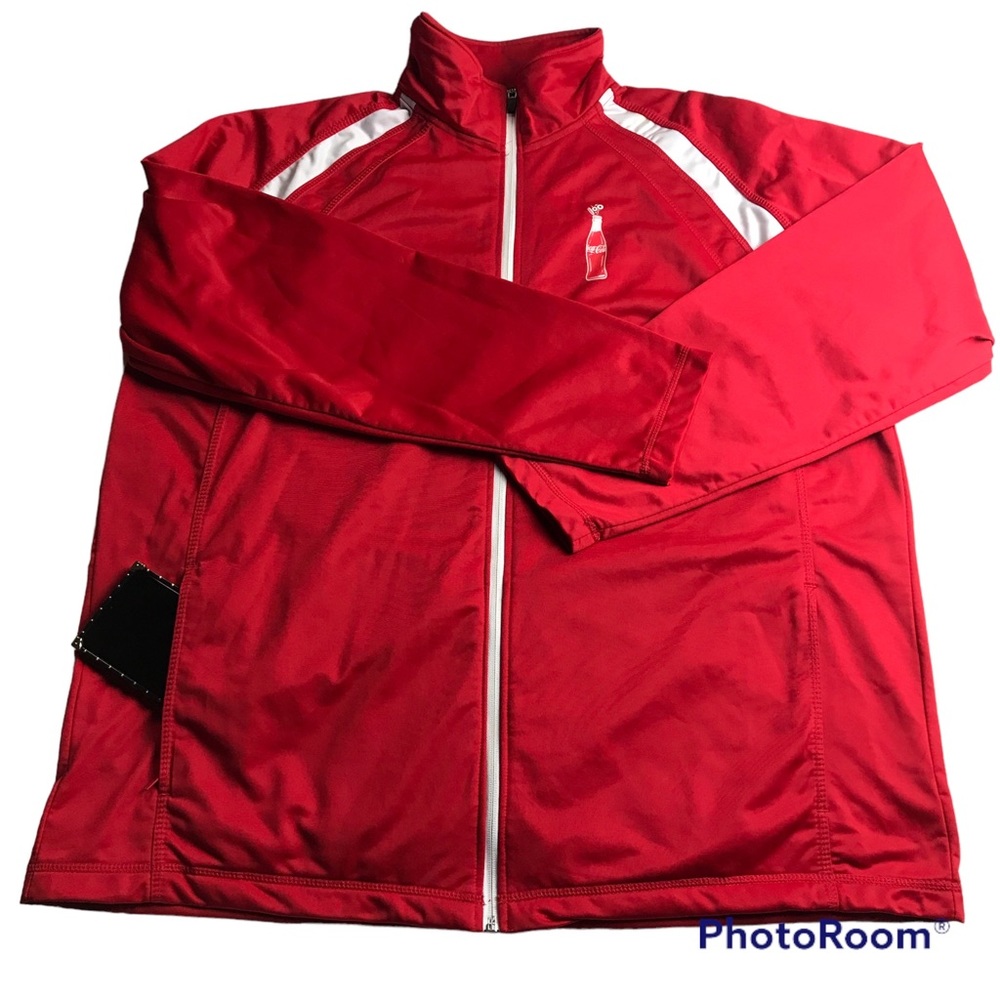 Sport-Tek Reglan Jacket Men's Size 2XL Color Red Zip front side pocket’s